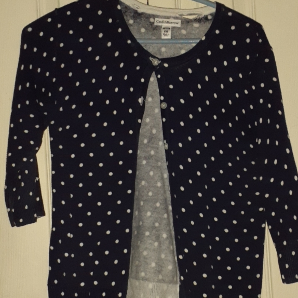 Polka dot sweatshirt